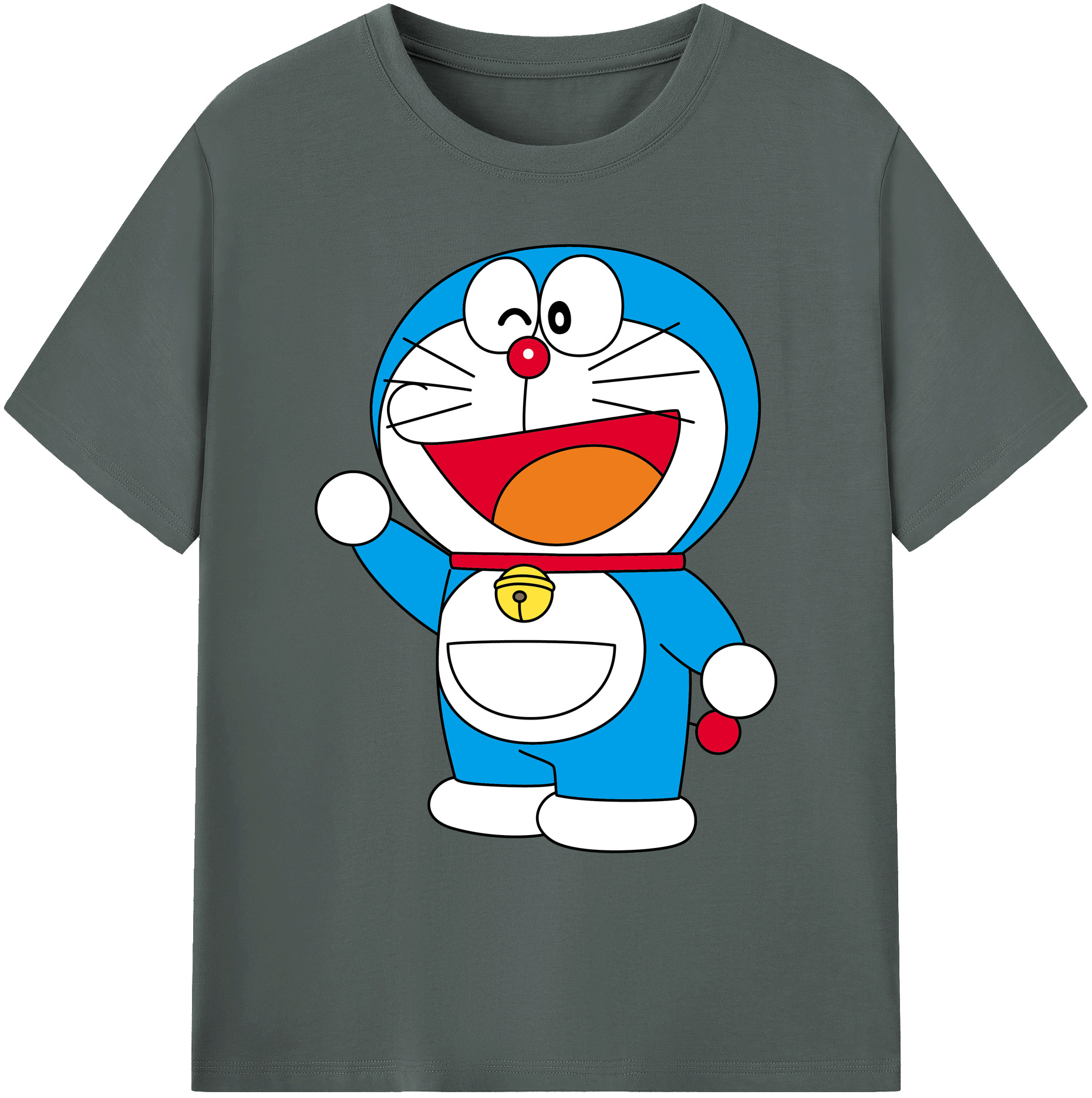 （画像用） ドラえもん Doraemon 綿100％ メンズ半袖Tシャツ｜肌触りやわらか＆通気性